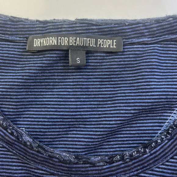 Drykorn for Beautiful People Striped Tee R143-14 - Picture 2 of 5